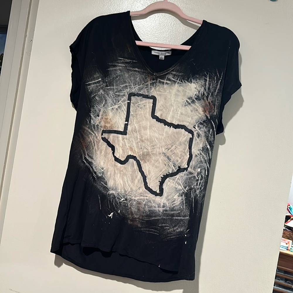 Reverse dyed TEXAS shirt